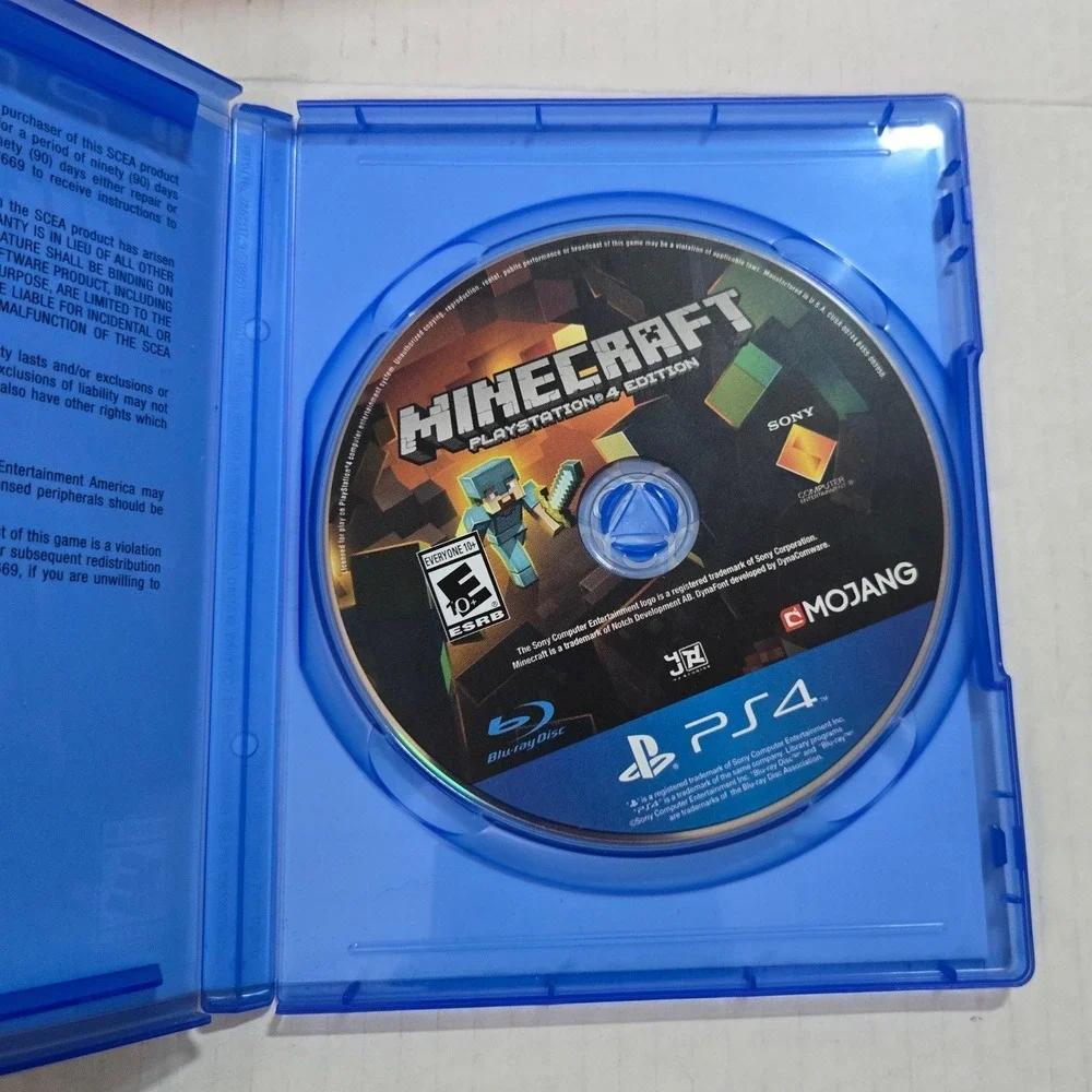 Minecraft PlayStation 4 Edition PS4 Game CIB Mojang Sony Tested Works